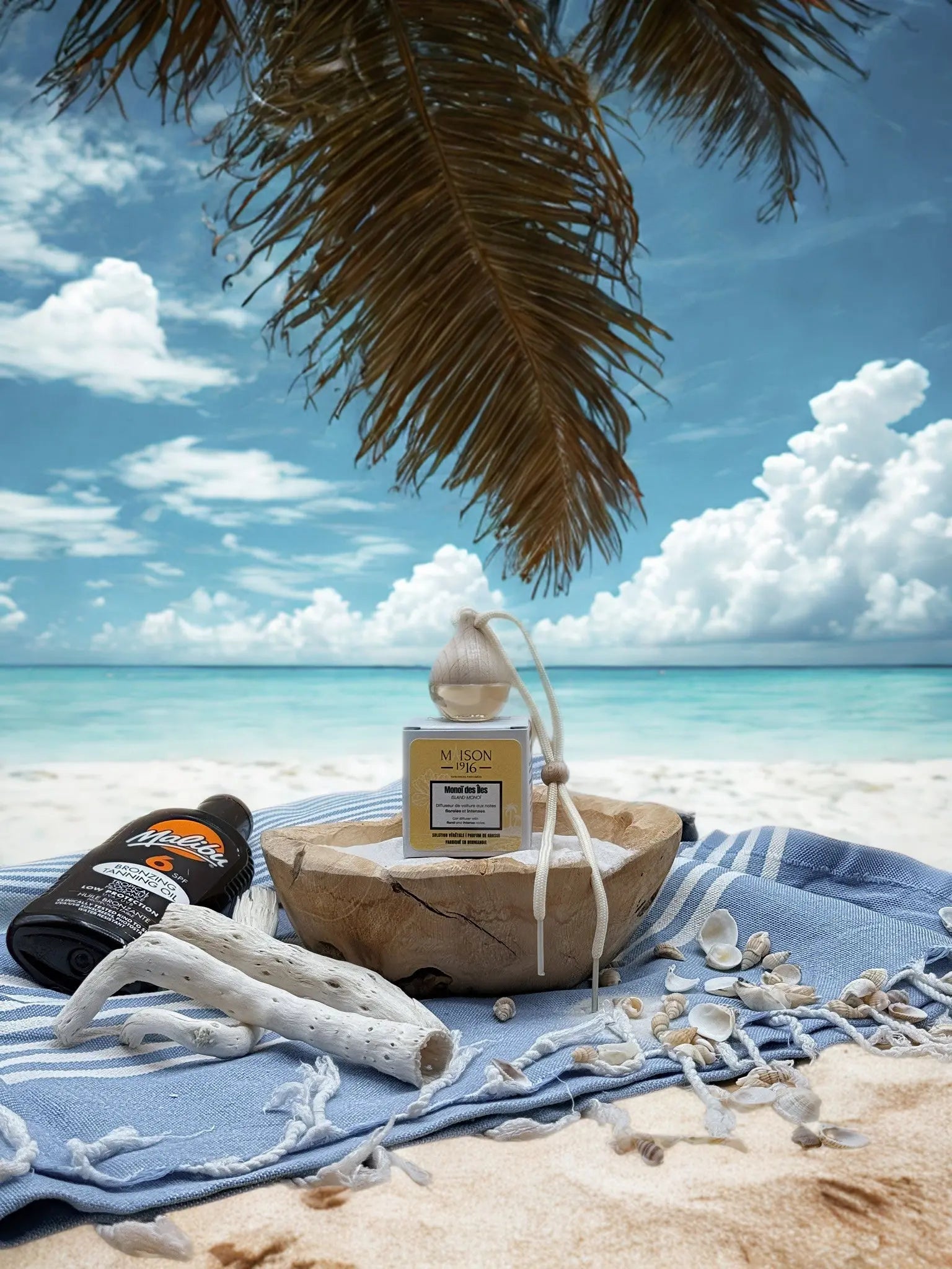 Diffuseur de Voiture 🚗 Monoï des Îles | Maison 1916✨ Maison 1916