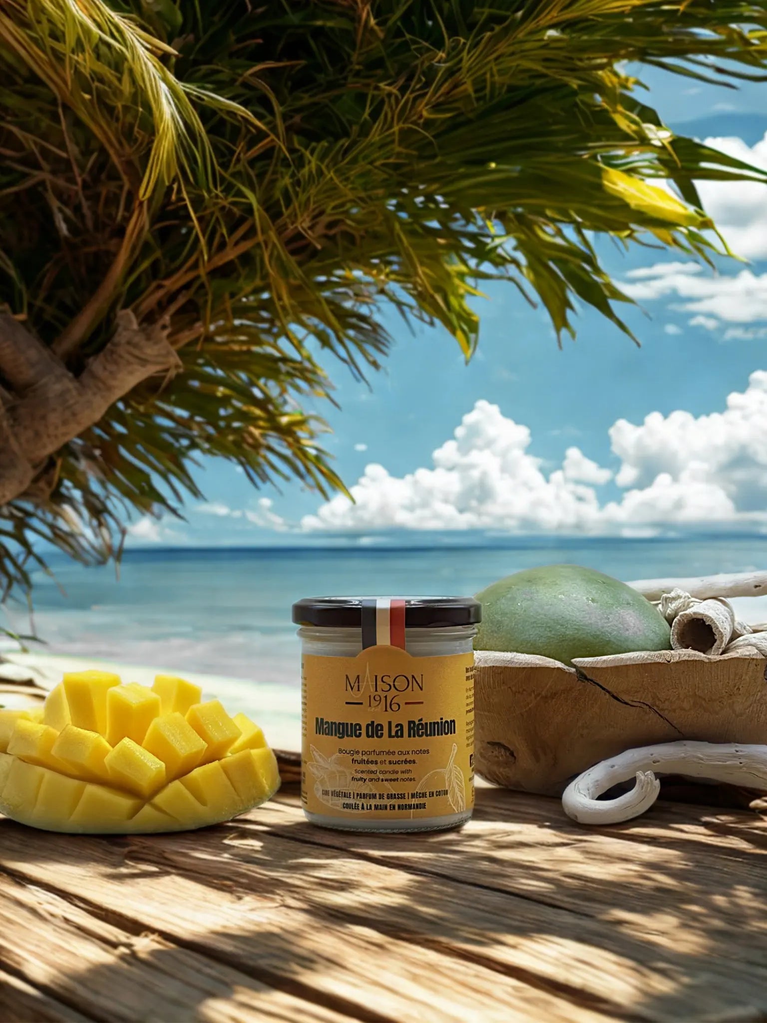 Bougie Parfumée - Mangue de La Réunion | Maison 1916✨ Maison 1916