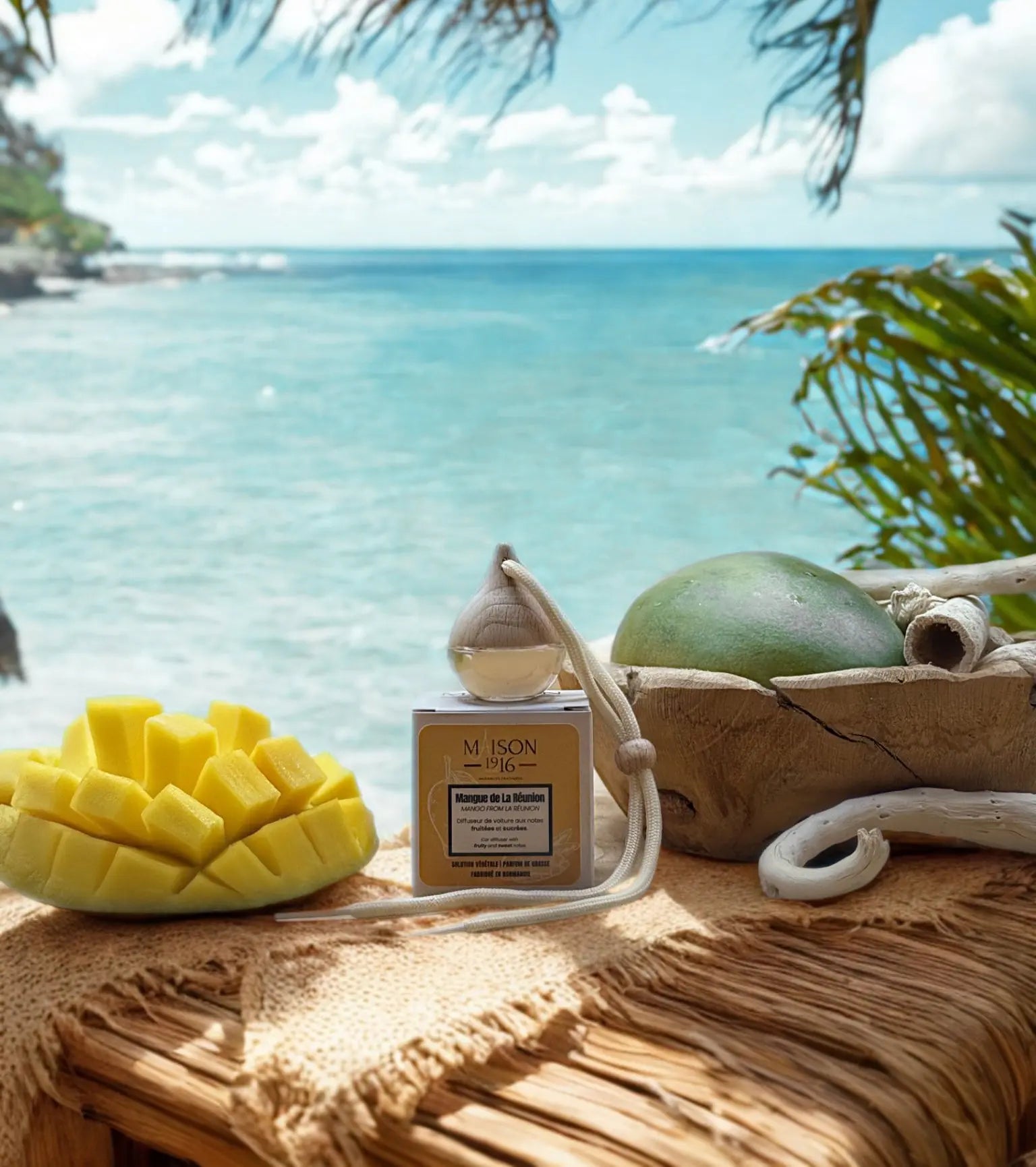 Diffuseur de Voiture 🚗 Mangue de La Réunion | Maison 1916✨ Maison 1916