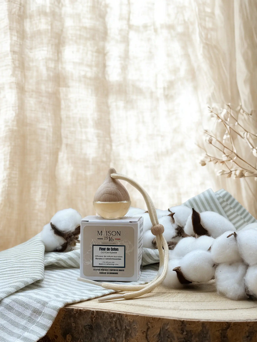 Diffuseur de Voiture 🚗 Fleur de Coton | Maison 1916✨ Maison 1916