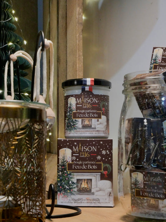 Bougie Parfumée🕯️Feu de Bois | Maison 1916 🎄 Maison 1916