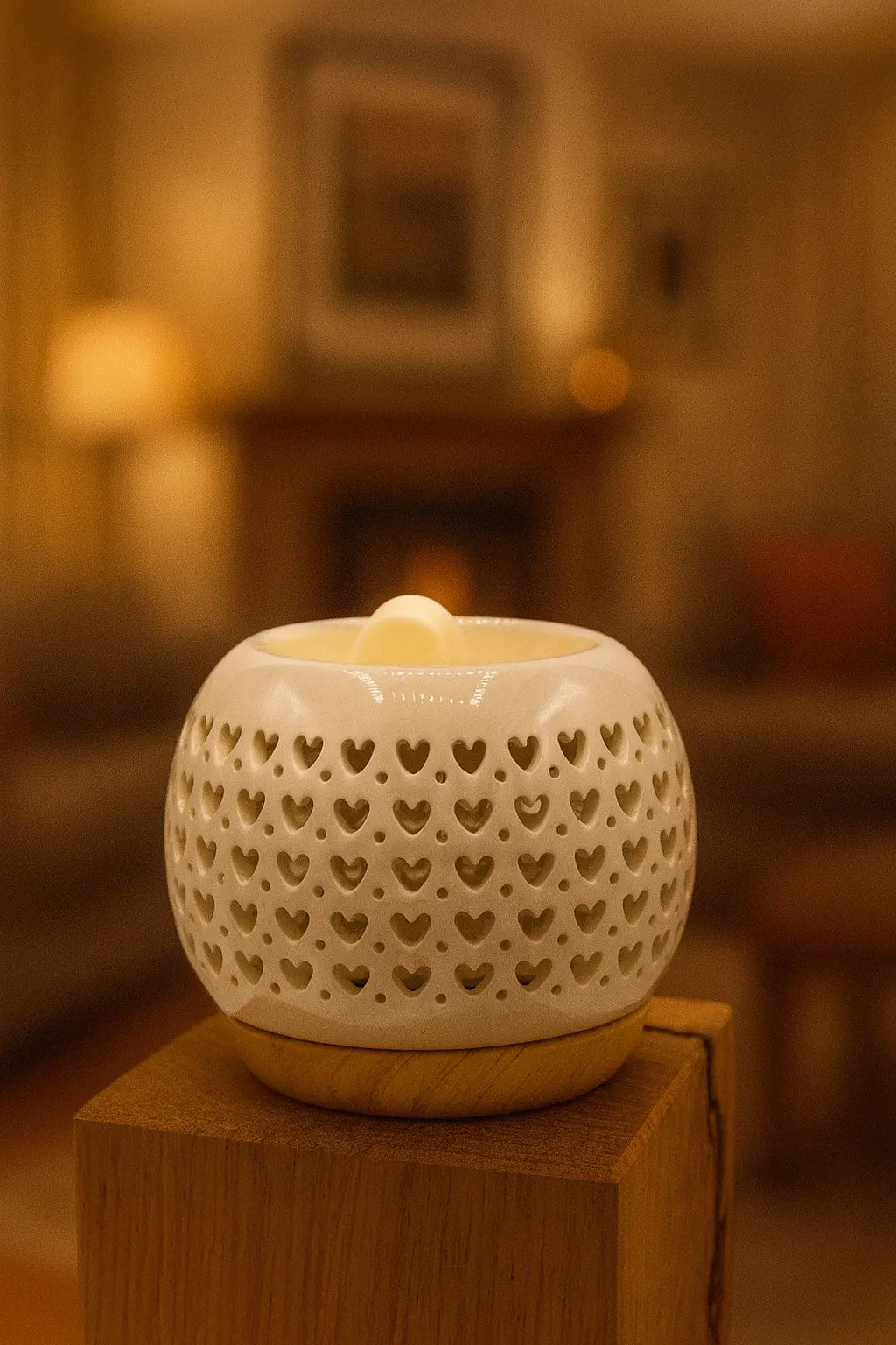 Brûle parfum "Boule cœur" avec socle | Maison 1916 ✨ Maison 1916